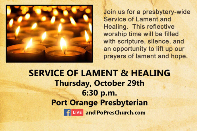 Service of Lament & Healing